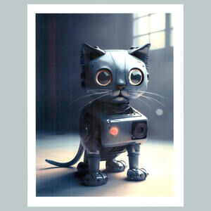 #0254  Cat Meow-Im Sophia 4x6 Version Glossy Photo Fast Ship